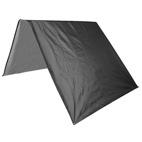 Auvent Pare-Soleil En Taffetas De Polyester 190t, Auvent Pour Jardin ExtéRieur, Cour, Patio, 132x226cm, Noir