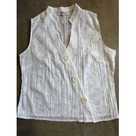 Chemisier Taille 3 Armand Thiery Coton  Blanc