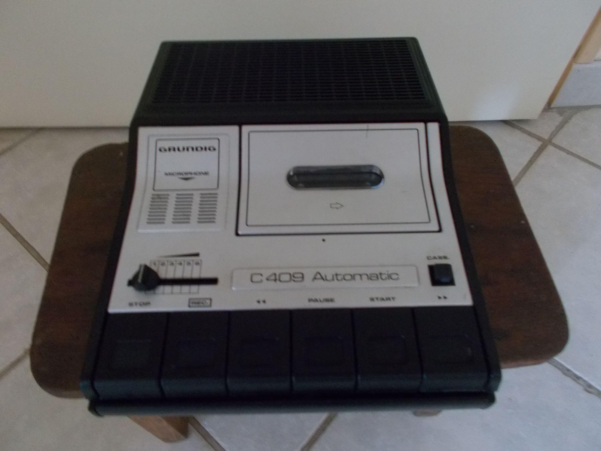 lecteur enregistreur cassette audio grundig c 409 automatic