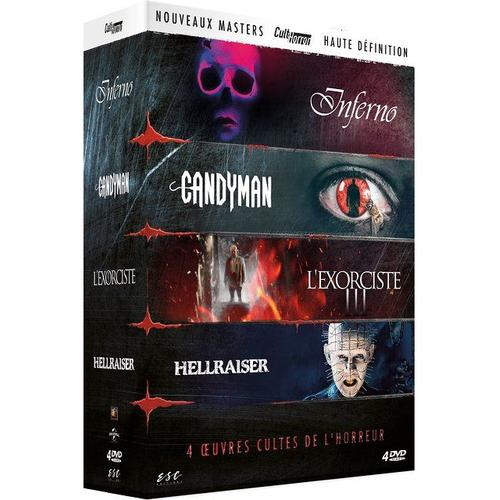 Cult'horror N° 2 : Inferno + Candyman + L'exorciste Iii + Hellraiser : Le Pacte - Pack