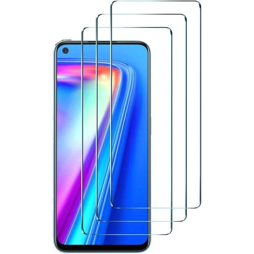 Realme 7 4g/Realme 7 5g/Oppo A73 5g/Oppo A72/Oppo A52/Realme 6s/Realme 6/Oppo A53 5g Protecteur D'écran En Verre Trempé 3 Unités