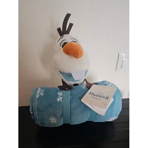 Peluche Olaf Et Plaid Enfant