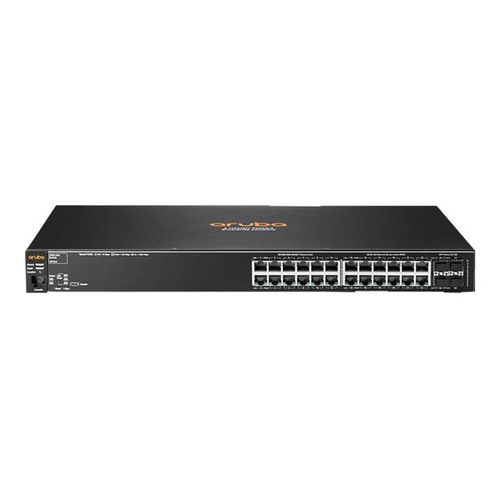 HPE Aruba 2530-24G - Commutateur - Géré - 24 x 10/100/1000 + 4 x Gigabit SFP - de bureau, Montable sur rack, fixation murale