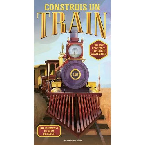 Construis Un Train - Coffret Avec 144 Pièces À Assembler