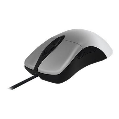 Microsoft Pro IntelliMouse - Souris - pour droitiers - optique - 5 boutons - filaire - USB 2.0 - ombre blanche