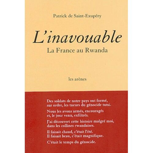 L'inavouable - La France Au Rwanda