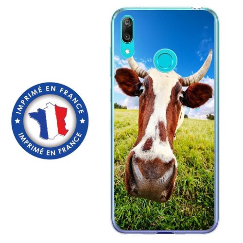 Coque Souple Pour Huawei Y7 (2019) Avec Impression Motifs Vache