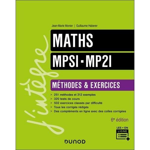 Maths Mpsi-Mp2i - Méthodes Et Exercices
