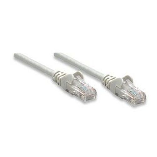 Intellinet Network Patch Cable, Cat5e, 1.5m, Grey, CCA, U/UTP, PVC, RJ45, Gold Plated Contacts, Snagless, Booted, Lifetime Warranty, Polybag - Cordon de raccordement - RJ-45 (M) pour RJ-45 (M) -...