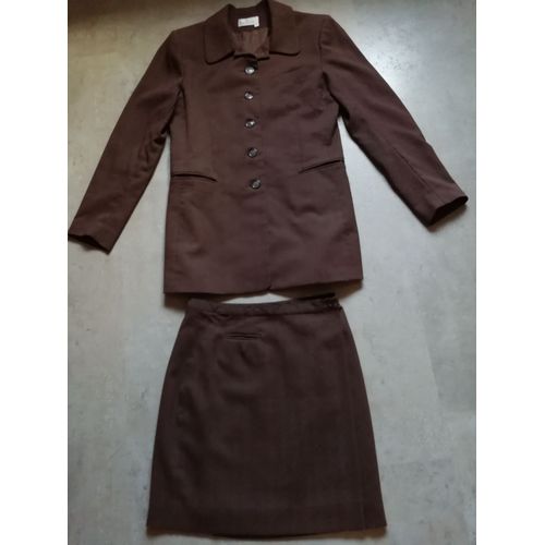 Veste Et Jupe Camaïeu Taille 1 Marron