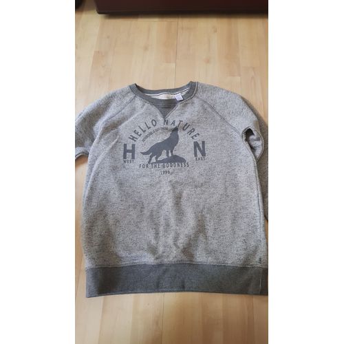 Sweat Okaidi 12 Ans Gris