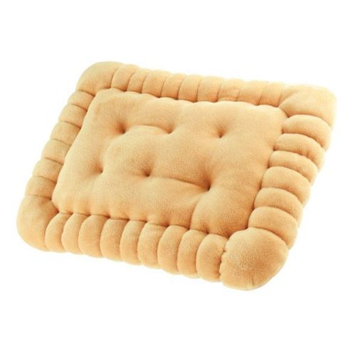 United Labels - Coussin Gâteau En Forme De Petit Beurre Lu 42 X 31 X 5 Cm Env.