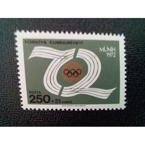 Timbre Turquie M I 2263 Jeux Olympiques De Munich 1972 ( 3712 )