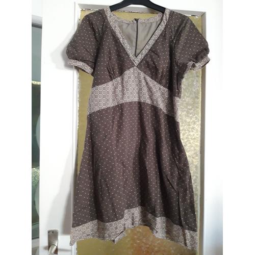 Robe / Tunique Marron Doublée T44