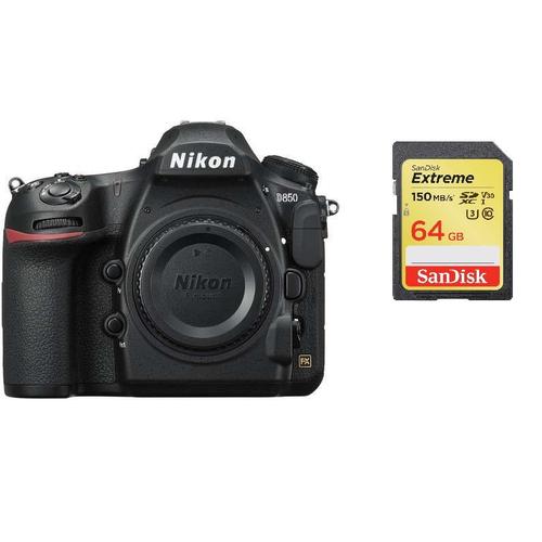 NIKON D850 reflex 20.9 mpix Body + 64GB SD card