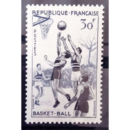 Sports 1956 - Basket-Ball (Impeccable N° 1072) Neuf** Luxe (= Sans Trace De Charnière) - France Année 1956 - N10705