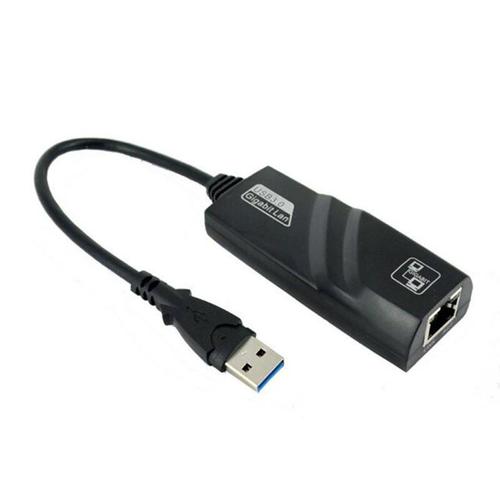 Livraison gratuite USB carte réseau externe USB3.0 Gigabit Ethernet 1000 M USB à RJ45 lecteur carte réseau