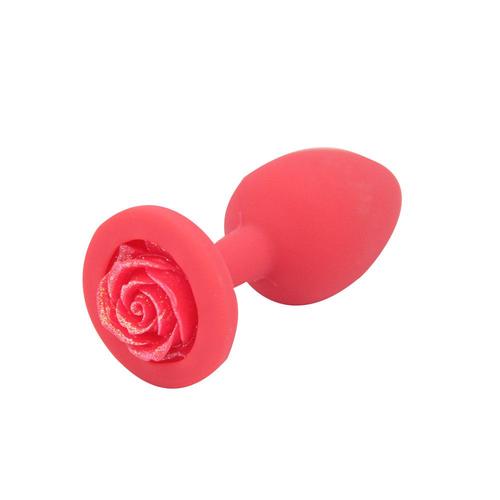 Sex toy Silicone Rose Post rieur Anal Massage Adult Sex Toys Rouge