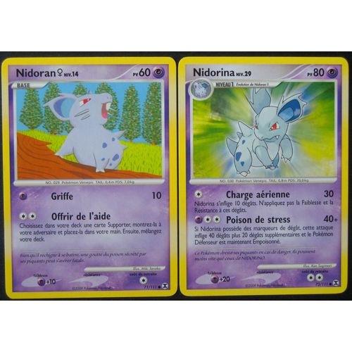 Rivaux Emergeants - Nidoran F. (71) + Nidorina (73/111)