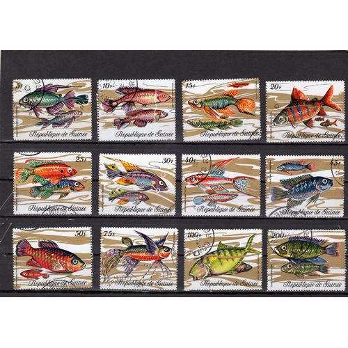 Timbres-Poste De La République De Guinée (Poissons)