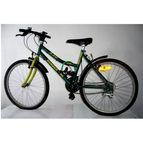 Vélo 24" 18 Speeds 330 Shimano Bicyclette Team N°1 Tout Terrain Vtc Mixte Fille Garçon - Vert