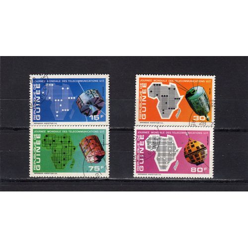 Timbres-Poste De La République De Guinée (Journée Mondiale Des Télécommunications)