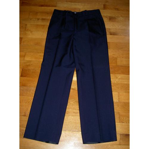 Pantalon À Pince Bleu Marine Pour Costume Maes Paris Taille 40