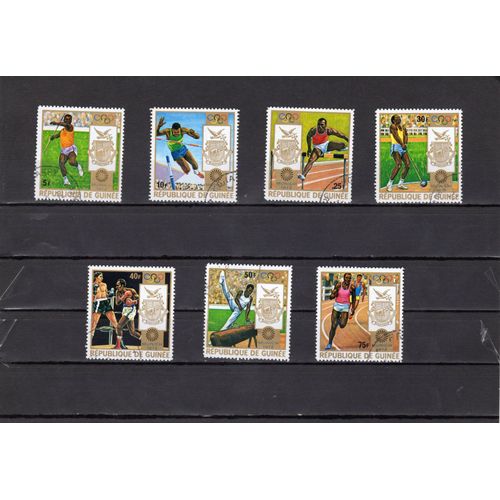 Timbres-Poste De La République De Guinée (Jeux Olympiques De Munich)