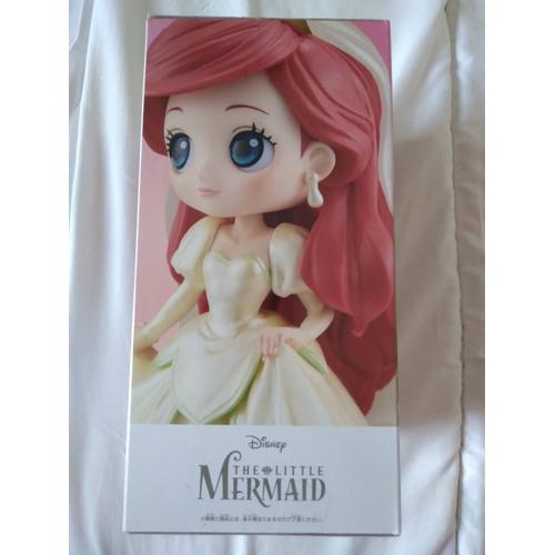 Qposket Figurine Disney Princesse Ariel La Petite Sirène En Robe De Mariée
