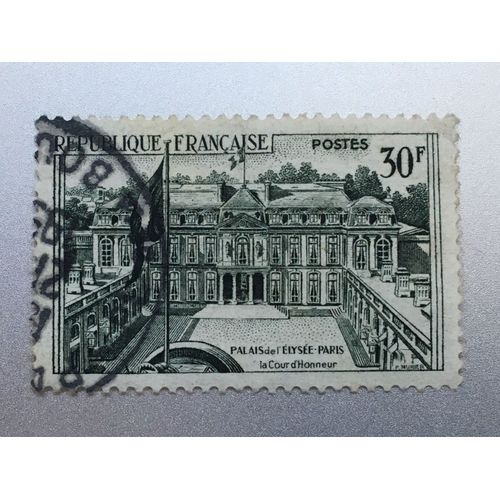 France N° 1192 Oblitéré De 1959 - 30f Vert Foncé « Palais De L'elysée, À Paris »
