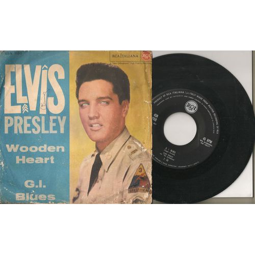 Wooden Heart / Gi Blues 45 Tours Italie 1960 Rca 45n 1150