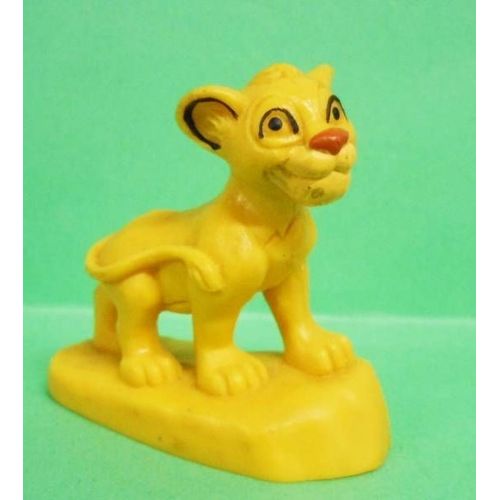 Figurine Jeune Simba Sur Le Rocher - Série Le Roi Lion (Nestlé Céréales Trio 1994)