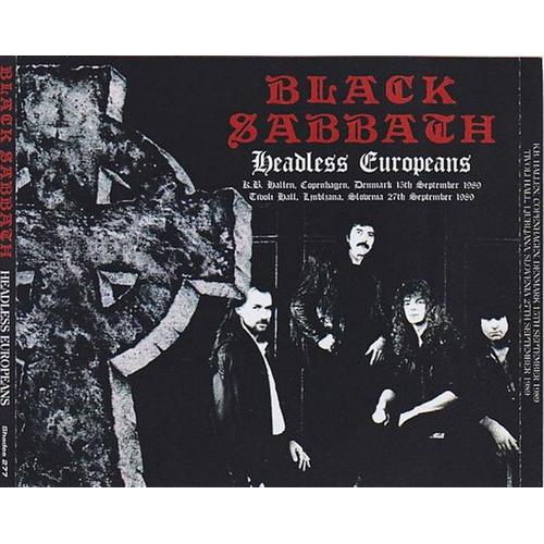 3 Cd's Black Sabbath - Headless Europeans - Tour 1989