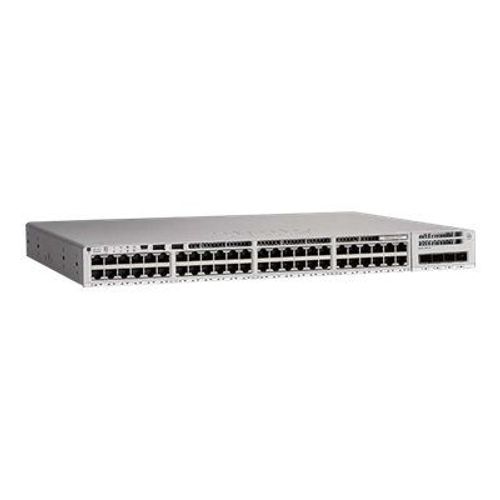 Cisco Catalyst 9200L - Network Essentials - commutateur - C3 - Géré - 8 x 100/1000/2.5G/5G/10GBase-T + 16 x 10/100/1000 (PoE+) + 2 x 25 Gigabit Ethernet - Montable sur rack - PoE+ (370 W)