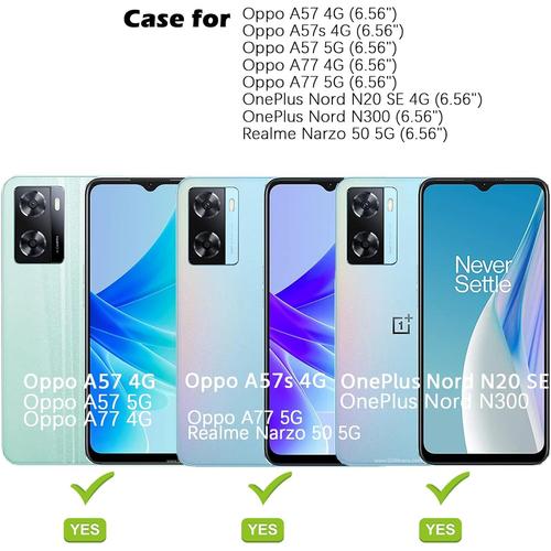 Coque En Silicone Liquide Pour Oppo A57 5g/4g / Oppo A57s 4g / Oppo A77 5g/4g / Oneplus Nord N300 / N20 Se Avec Anneau De Support, Housse De Protection Antichoc - Bleu