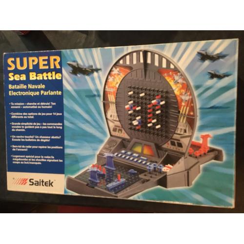 Super Sea Battle Bataille Navale Electronique Parlante Saitek 2000