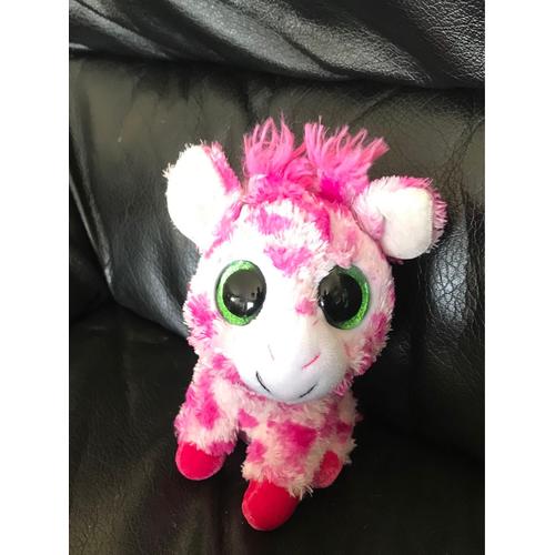 Peluche Girafe Wild Republic Gros Yeux Noir Vert 14 Cm