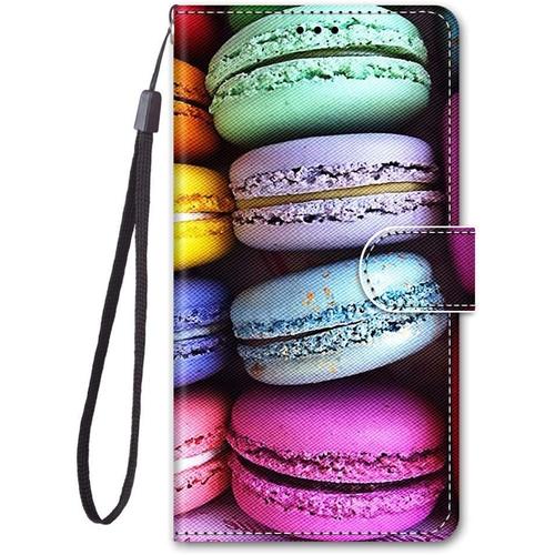 Coque Pour Huawei P Smart 2019/Honor 10 Lite Cuir Béquille Magnétique Avec Fente Pour Carte 360 ??Degrés Motif Animal Motif Funny Design Silicone Cases Étui Pour Téléphone Fille Femme - Macaron