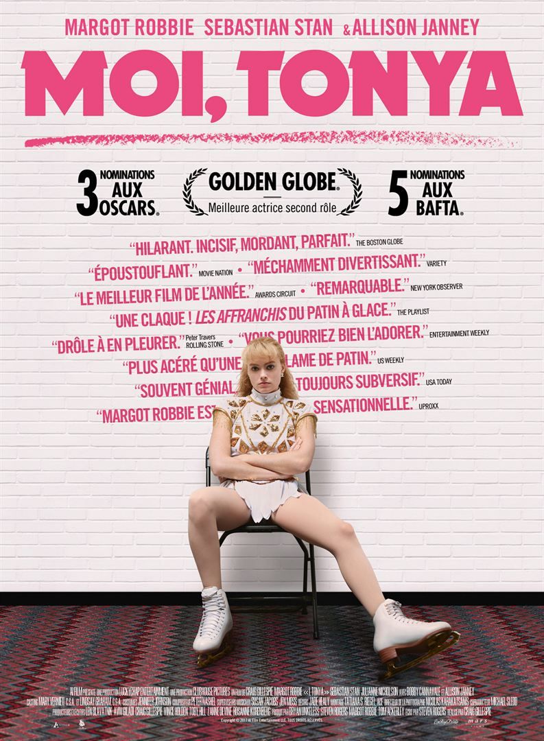 Moi, Tonya (I, Tonya) - Véritable Affiche De Cinéma Pliée - Format 40x60 Cm - De Craig Gillespie Avec Margot Robbie, Sebastian Stan, Allison Janney - 2018