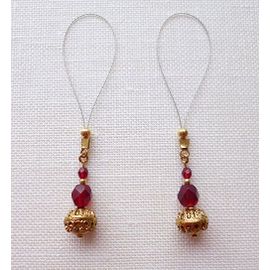 Faux Piercing Bijoux Seins Or 18k Perles Cristal Australien S43