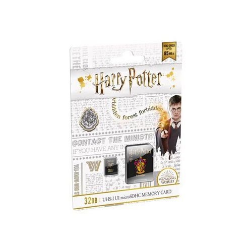 EMTEC Harry Potter Gryffindor - Carte mémoire flash (adaptateur microSDHC - SD inclus(e)) - 32 Go - UHS-I U1 - microSDHC UHS-I