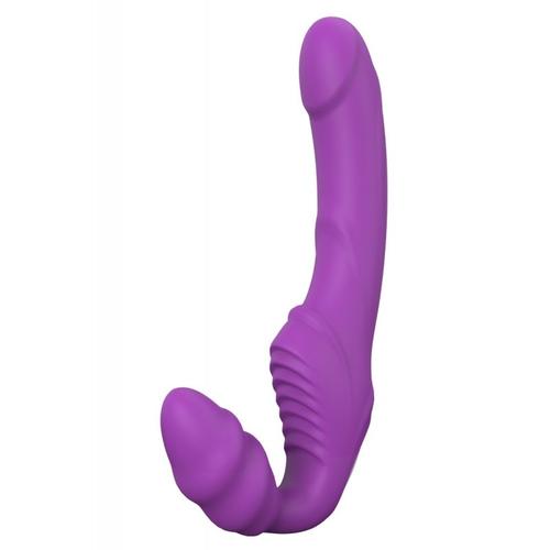 Gode Ceinture Sans Ceinture Dream Toys Penetration Vaginal Vibrant Clitoris Violet