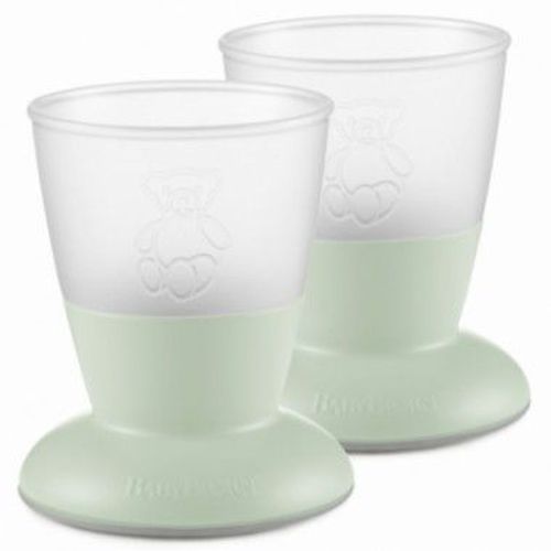 2 Verres Bébé Vert Pastel Babybjorn