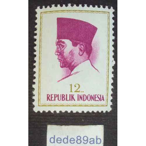 Indonésie.. 12 Républik Indonésia - Le Président Sukarno . Neuf Avec Gomme .
