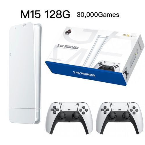 128g 30000 Games - Manettes Sans Fil M15 4k Game Stick P5 2.4g, 20 + Simulateurs, Gb2, Ddr3, 256 Mo,30000 Jeux, Consoles De Jeux Vido Rtro