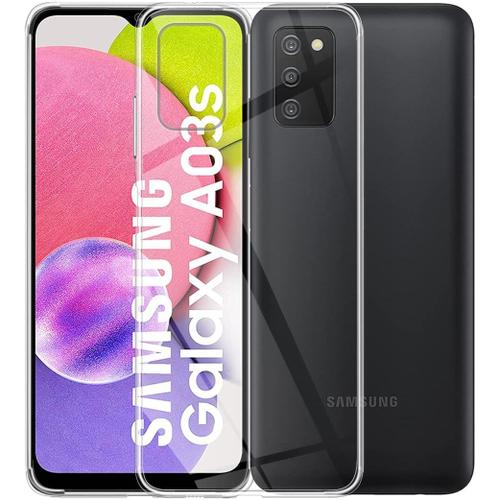 Coque Pour Samsung Galaxy A03s, Ultra Mince Souple Protection Complète Anti-Chute Anti-Traces De Doigts Tpu Liquide Coque De Protection Transparente Pour Samsung Galaxy A03s Transparent]