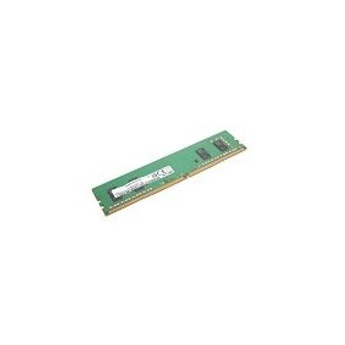 Lenovo - DDR4 - module - 4 Go - DIMM 288 broches - 2666 MHz / PC4-21300 - 1.2 V - mémoire sans tampon - non ECC - pour ThinkCentre M715s 10MB, 10MC; M715t 10MD, 10ME; M720s 10ST, 10SU; M720t...