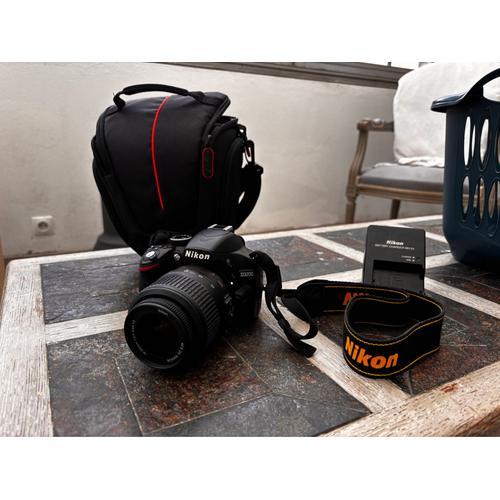 Appareil photo reflex Nikon D3200 et objectif 18-55mm très bon état