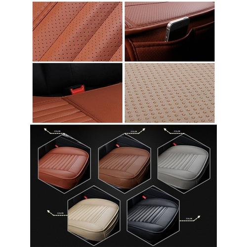 souple en cuir PU Type de tapis Housses de siège de voiture coussin pour  voiture, automatique, 1 pièce,Orange