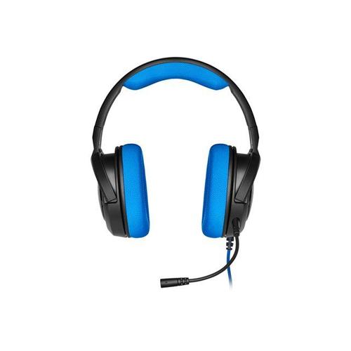 CORSAIR Gaming HS35 - Micro-casque - circum-aural - filaire - jack 3,5mm - bleu